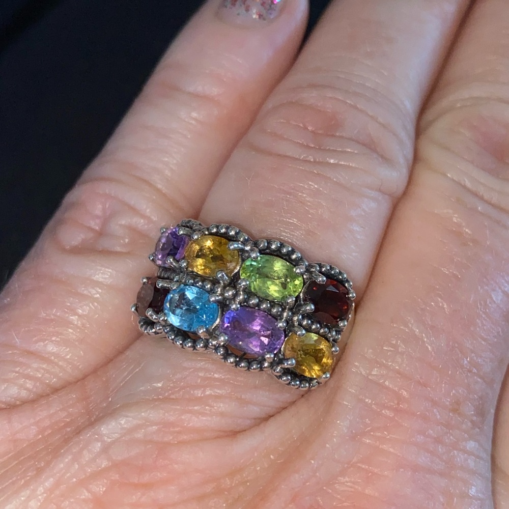 Effy Multiple Oval Gemstone Ring - image 4